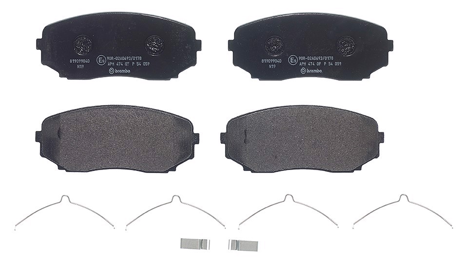 Klocki hamulcowe BREMBO P 54 059