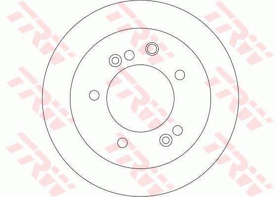 Tarcza hamulcowa TRW DF4395S