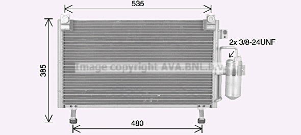Skraplacz klimatyzacji AVA QUALITY COOLING IS5032D
