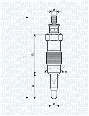 Świeca żarowa MAGNETI MARELLI 062580704304