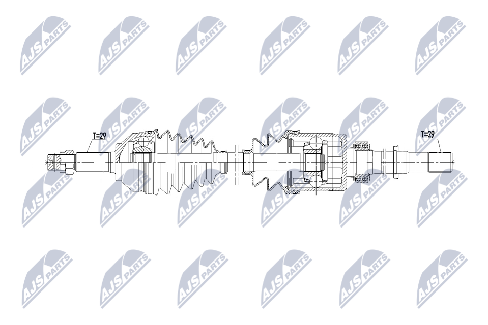 Wał napędowy NTY NPW-NS-171