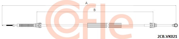 Linka dźwigni zmiany biegów COFLE 92.2CB.VK021