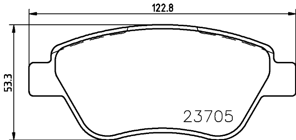Klocki hamulcowe HELLA 8DB 355 011-871