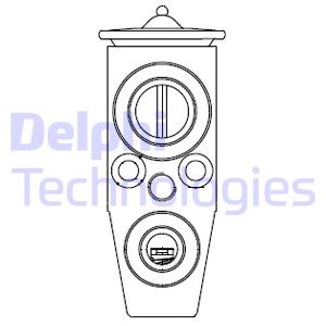 Zawór rozprężny klimatyzacji DELPHI CB1008V