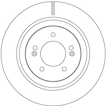 Tarcza hamulcowa TRW DF6959