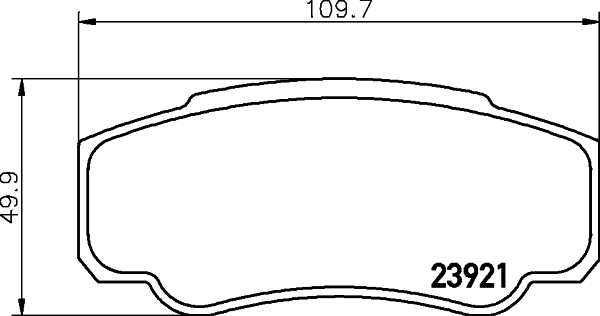 Klocki hamulcowe HELLA 8DB 355 010-411