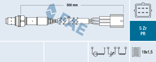 Sonda lambda FAE 75041