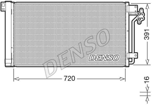 Skraplacz klimatyzacji DENSO DCN32020