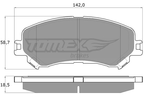 Klocki hamulcowe TOMEX BRAKES TX 18-25