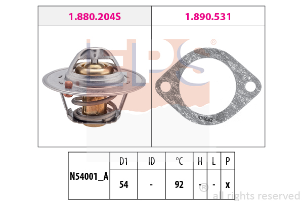 Termostat EPS 1.880.204