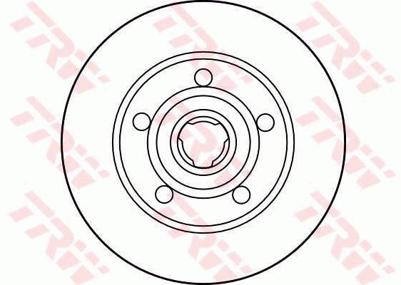 Tarcza hamulcowa TRW DF2771