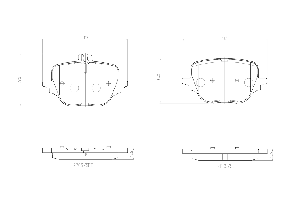 Klocki hamulcowe BREMBO P 50 169