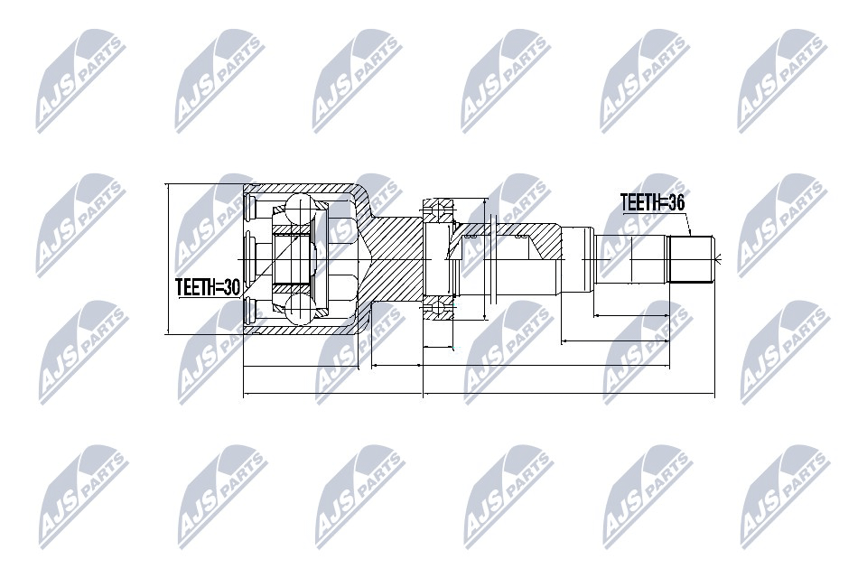 Filtr sadzy / filtr cząstek stałych, układ wydechowy NTY DPF-PE-007