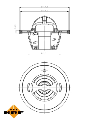 Termostat NRF 725136
