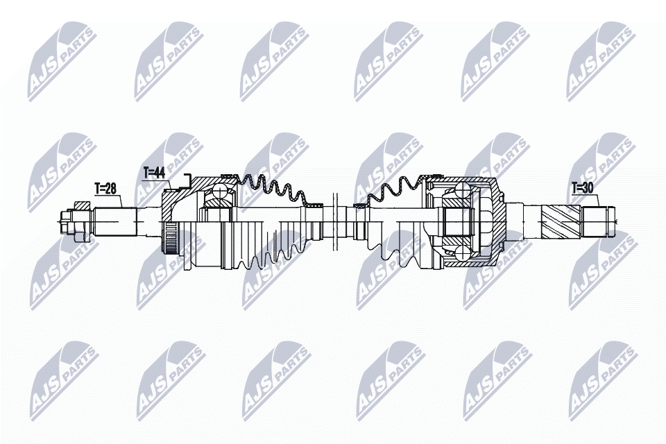 Wał napędowy NTY NPW-MZ-090