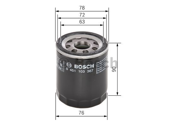 Filtr oleju BOSCH 0 451 103 367