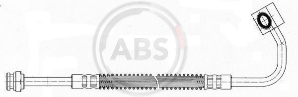 Przewód hamulcowy elastyczny A.B.S. SL 4163