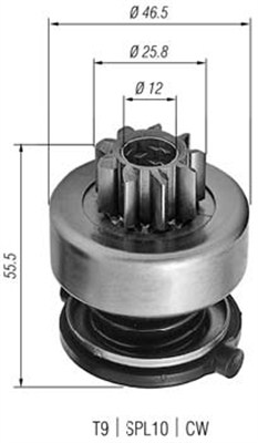 Bendiks rozrusznika MAGNETI MARELLI 940113020254