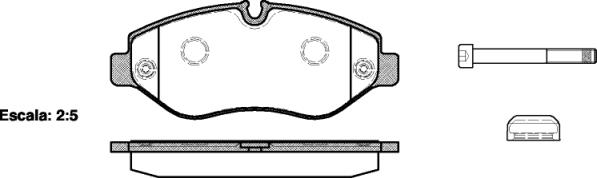 Klocki hamulcowe REMSA 1245.00