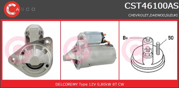 Rozrusznik CASCO CST46100AS