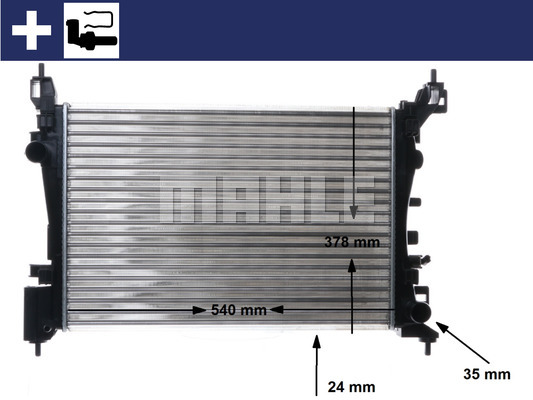 Chłodnica MAHLE CR 1182 000S