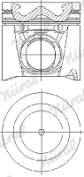 Tłok NÜRAL 87-421600-00