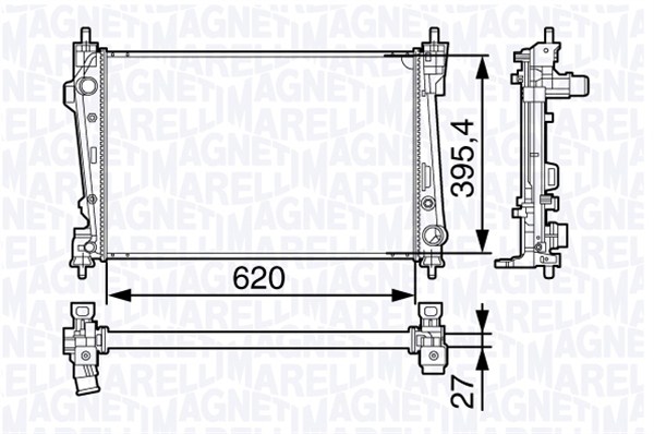 Chłodnica MAGNETI MARELLI 350213131200
