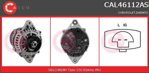 Alternator CASCO CAL46112AS