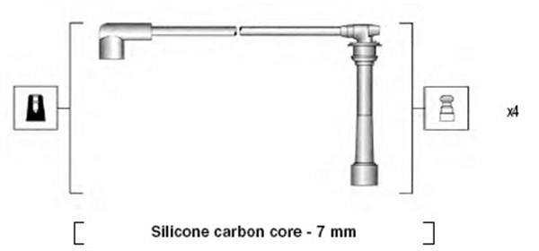 Przewody zapłonowe MAGNETI MARELLI 941295060878