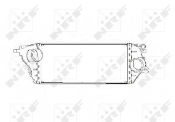 Chłodnica powietrza intercooler NRF 30869
