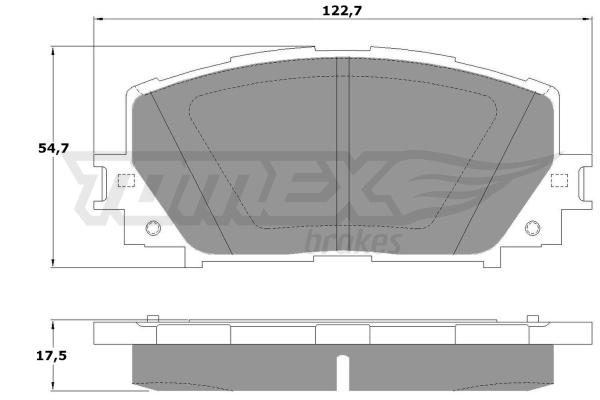 Klocki hamulcowe TOMEX BRAKES TX 16-10