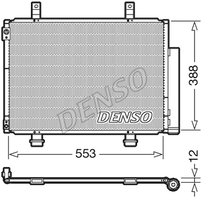 Skraplacz klimatyzacji DENSO DCN47007