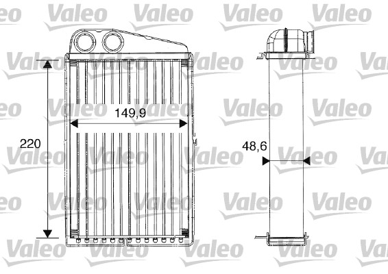 Nagrzewnica VALEO 812247