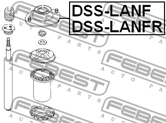 Poduszka amortyzatora FEBEST DSS-LANFR