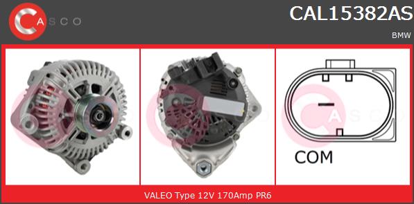 Alternator CASCO CAL15382AS