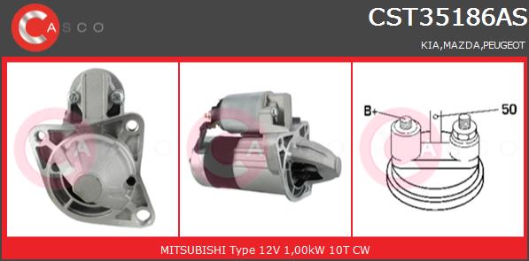 Rozrusznik CASCO CST35186AS