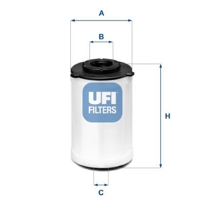 Filtr paliwa UFI 26.H2O.03
