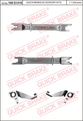 Regulacja szczęk hamulcowych QUICK BRAKE 108 53 010