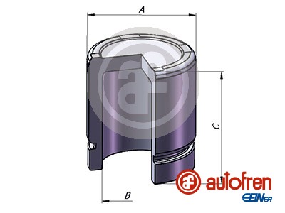 Tłoczek zacisku hamulcowego AUTOFREN SEINSA D025301