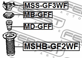 Osłona  miecha powietrznego FEBEST MSHB-GF2WF