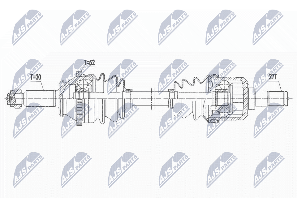 Wał napędowy NTY NPW-HY-601