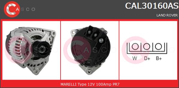 Alternator CASCO CAL30160AS