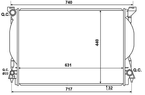 Chłodnica NRF 53957