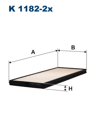 Filtr kabinowy FILTRON K 1182-2x