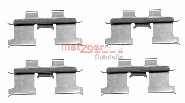 Zestaw akcesoriów montażowych  klocków hamulcowych METZGER 109-1667