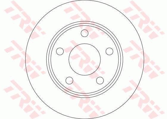 Tarcza hamulcowa TRW DF4126