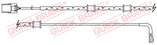 Czujnik zużycia klocków QUICK BRAKE WS 0370 A