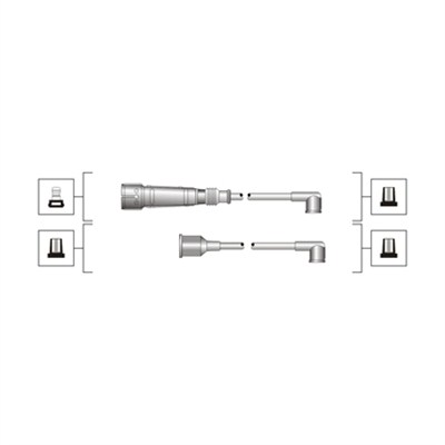 Przewody zapłonowe MAGNETI MARELLI 941319170114