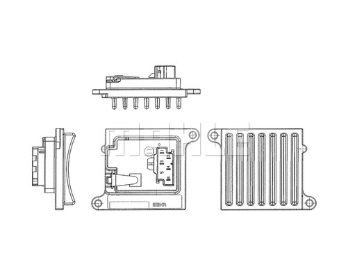 Regulator nawiewu MAHLE ABR 36 000P