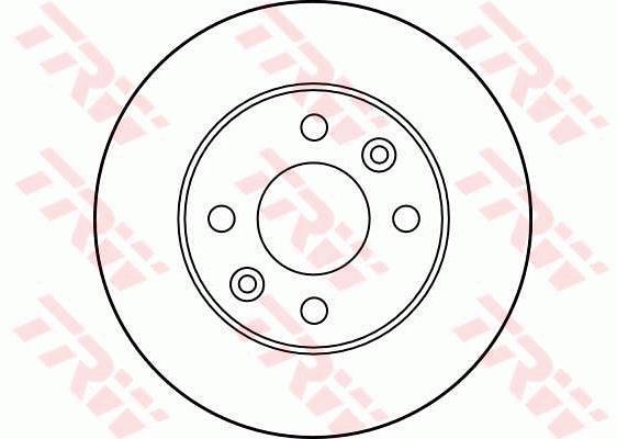 Tarcza hamulcowa TRW DF1016
